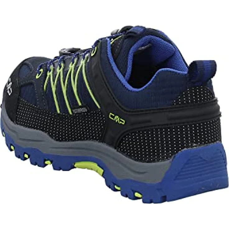 CMP Kids Rigel Low, Flache Multifunktions-Trekking Sportschuhe in Blau mit Schnellschnürsystem und stark profilierter Außensohle, Schuhgröße 36 EU – Bild 6