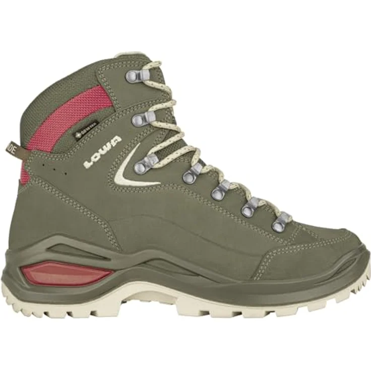 Lowa RENEGADE EVO GTX MID Ws Wanderschuh, wasserdicht mit GORE-TEX, für Damen, optimierte Passform, stabiler Halt, grau – Bild 1