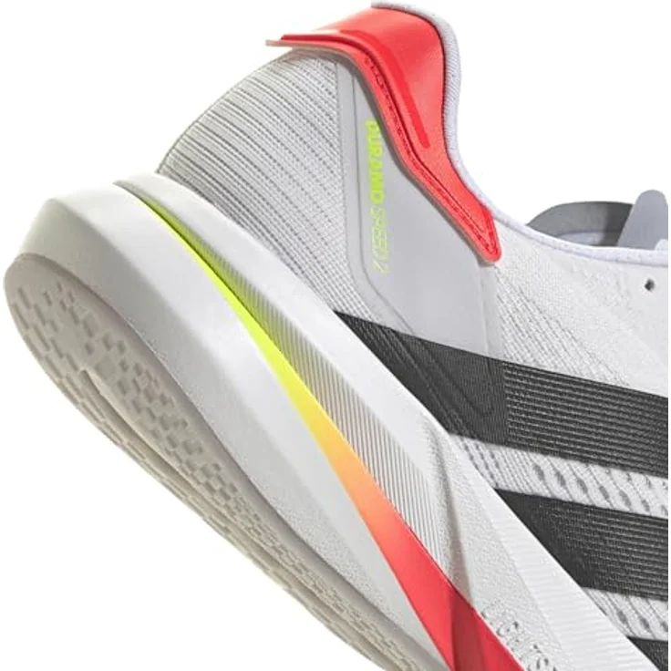 adidas Duramo Speed 2, Laufschuhe mit Lightstrike-Dämpfung und atmungsaktivem Mesh-Obermaterial, Weiss, Größe 41 1/3 – Bild 6