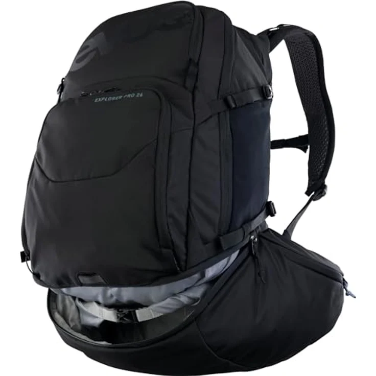 Evoc Explorer 26, Wanderrucksack aus 100% Polyester mit 45 cm Höhe, schwarz – Bild 11