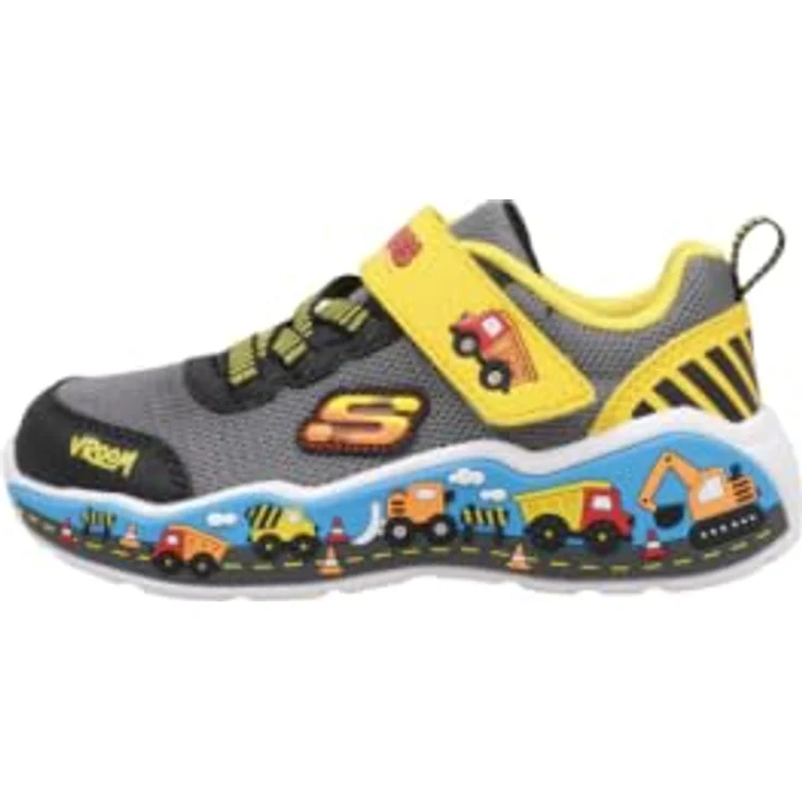 Skechers Play Scene 407312N, Laufschuhe für Kinder mit Mesh-Obermaterial und verstellbarem Ristriemen, mehrfarbig – Bild 1