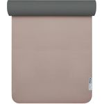 Yogistar Yogimat Pro Yogamatte, Naturkautschuk, rutschfest, stoßdämpfend, pflegeleicht, hohe Qualität, Zweifarbenoptik