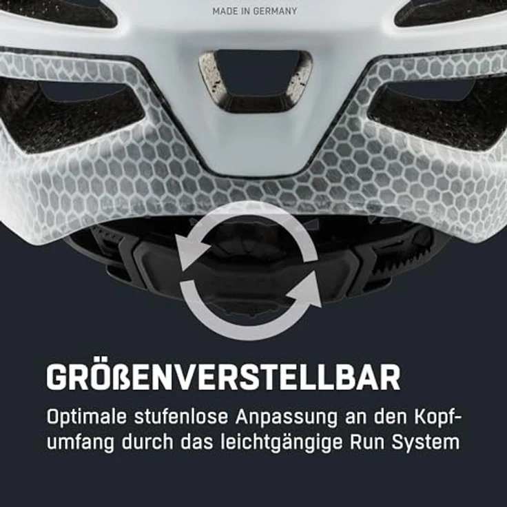 ALPINA MYTHOS REFLECTIVE - Reflektierender, Optimal Sichtbarer & Sicherer Fahrradhelm Mit Fliegennetz Für Erwachsene, white reflective, 52-57 cm – Bild 6