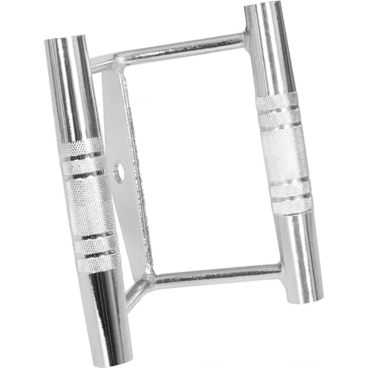 GORILLA SPORTS® Rudergriff Trizepsseil Set - mit/ohne Drehgelenk, Einzeln/Set, bis 200 kg Belastbar, gerändelt, aus Chrom - Parallelgriff, Kabelzuggriff, Seilzug Griff, Latzuggriff - Preisvergleich – Bild 2