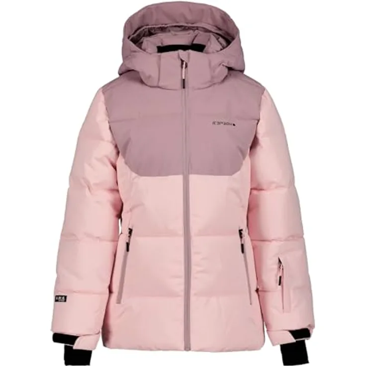 Icepeak Loris Jr, Atmungsaktive Skijacke mit 10000 mm Wassersäule, rosenrot