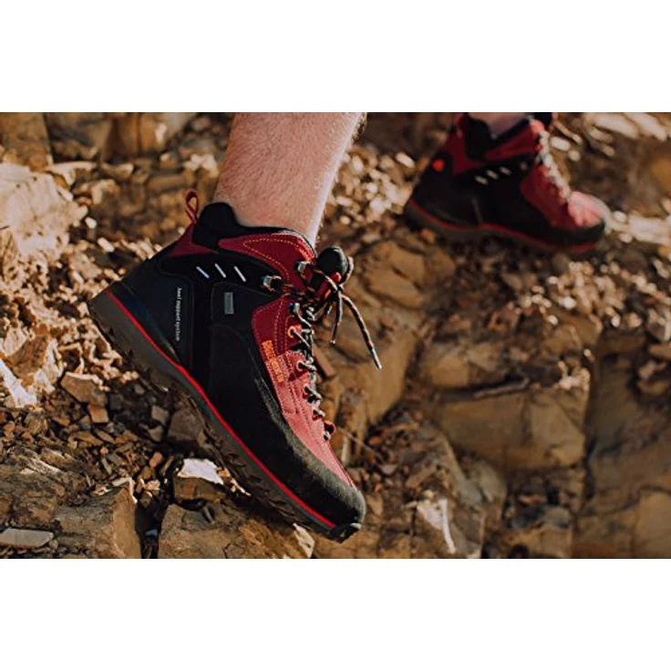 GUGGEN Mountain PM020, Herren Wanderschuhe mit Heel Support System, extrem leicht und Gummiummantelung für sicheren Halt – Bild 7