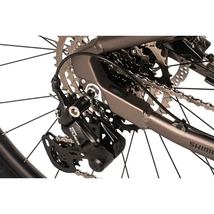 Adore GX-750 E-Bike Mountainbike Hardtail 29", 130NM Mittelmotor, 540Wh, 9-Gang Shimano Cues, platingrau matt – Bild 4