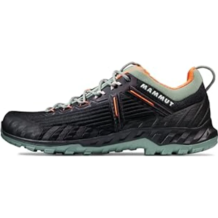 Mammut Alnasca Knit III Low, Herren Wanderschuhe mit Vibram Megagrip Außensohle, Schwarz, Größe 43.5 – Bild 1