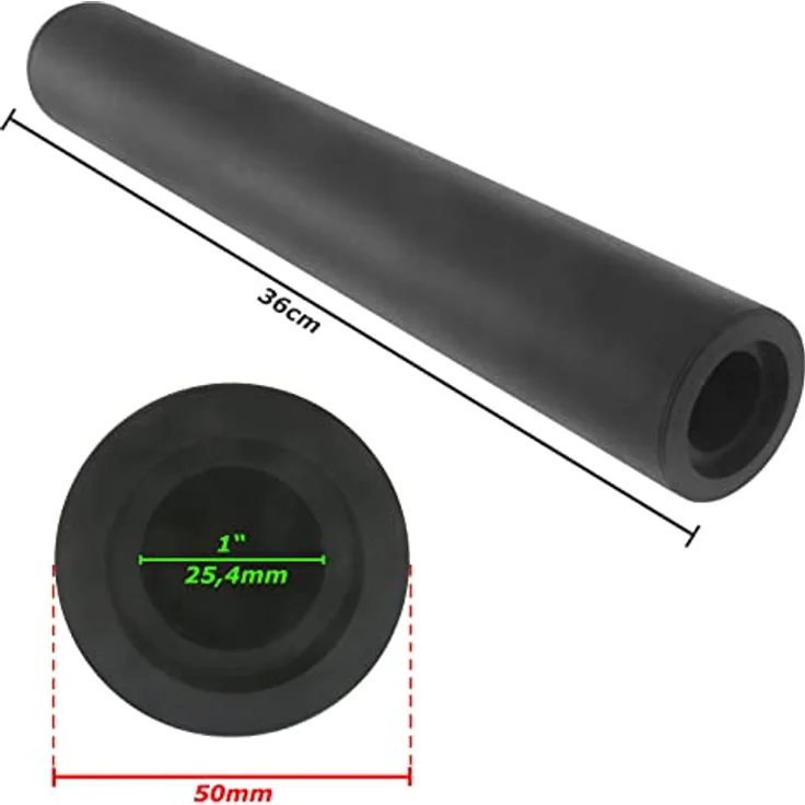 Body-Solid OAS-14 50mm-Adapter | Olympic Adapter Sleeve | Adapter für Kraftgeräte-Scheibenaufnahmen von 25,4mm auf 50mm | Kunststoffadapter aus Hartplastik – Bild 2