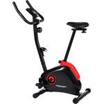 Christopeit Sport® Heimtrainer HT 2.0, 3-teilige Pedalarmkurbel, geräuscharmes Training, verstellbarer Sattel, schwarz