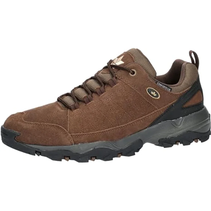 Lico Fairfield Outdoorschuh, Wanderschuh aus Veloursleder in braun/beige, Größe 38, profiliert – Bild 1