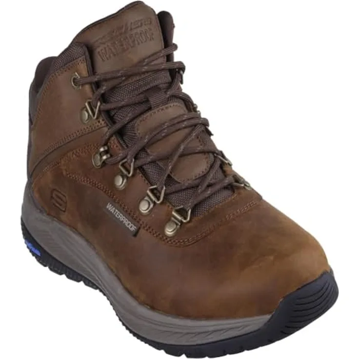 Skechers MEROE-PIKEMAN Trekkingschuh mit Relaxed Fit® Dämpfung, wasserabweisend, knöchelhoch, für schmale bis normale Füße