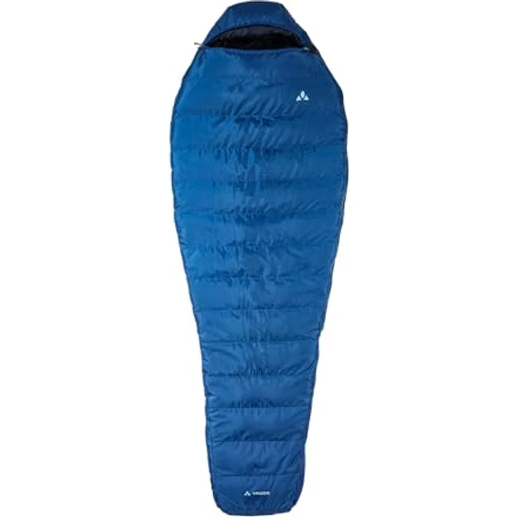 VAUDE Hochgrat 300 DWN, leichter Daunenschlafsack für Trekking und Radreisen, mit 3D-Fußbox und Wärmekragen, klimaneutral und aus recyceltem Material gefertigt – Bild 3