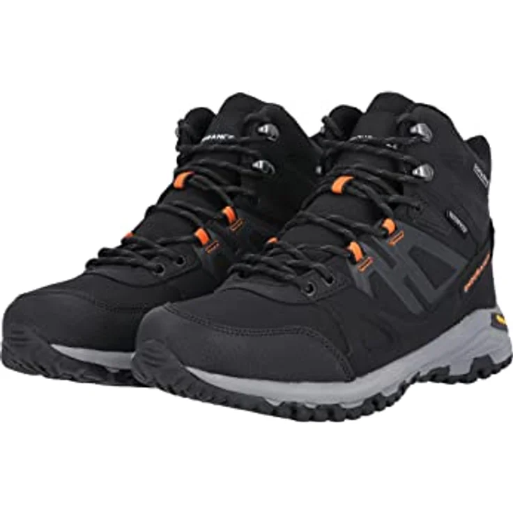 ENDURANCE Museu Outdoor-Stiefel, wasserdicht mit Vibram Gummi Außensohle und reflektierenden Elementen, 1001 Black, Größe 45 – Bild 4