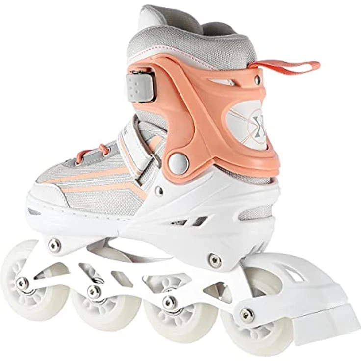 NILS EXTREME Inlineskates 2-IN-1 Inliner Schlittschuhe wechselbare Kufen, Verstellbare Größe, Alu-Schiene, ABEC7 Lager – Bild 5