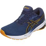 ASICS Performance GT-1000 11, Herren Laufschuhe mit FLYTEFOAM™-Dämpfung, GEL™-Technologie und LITETRUSS™-Unterstützung, Blau, Größe 46