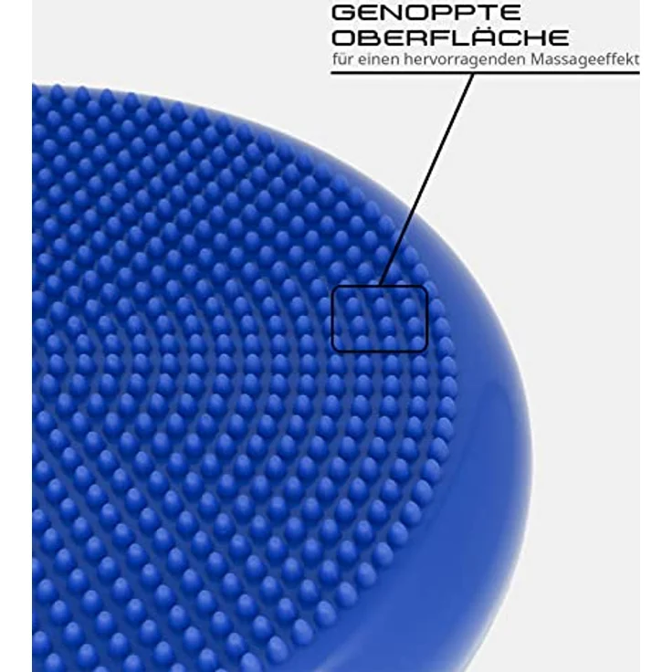 Deuser Physio Balance Kissen Balancetrainer, blau, Einheitsgröße – Bild 3