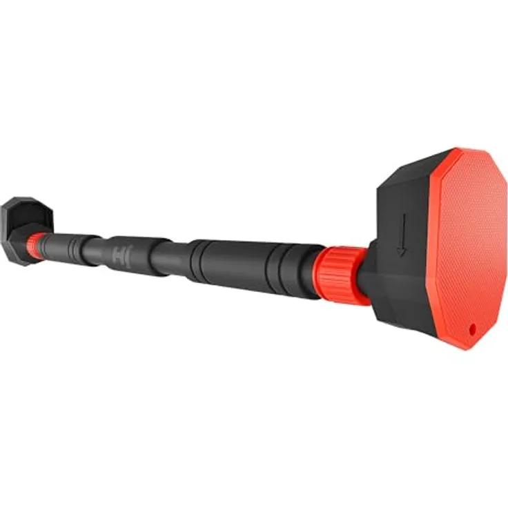 HS HOP-SPORT verstellbare Klimmzugstange für Türrahmen, max. 200 kg Belastung, innovatives Befestigungssystem, extra dicke Polsterung