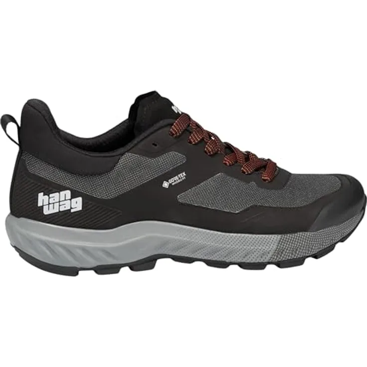 Hanwag Kaduro Light GTX, Herren Wanderschuhe, wasserdicht mit Gore-Tex-Membran, graue Farbe, Größe 46