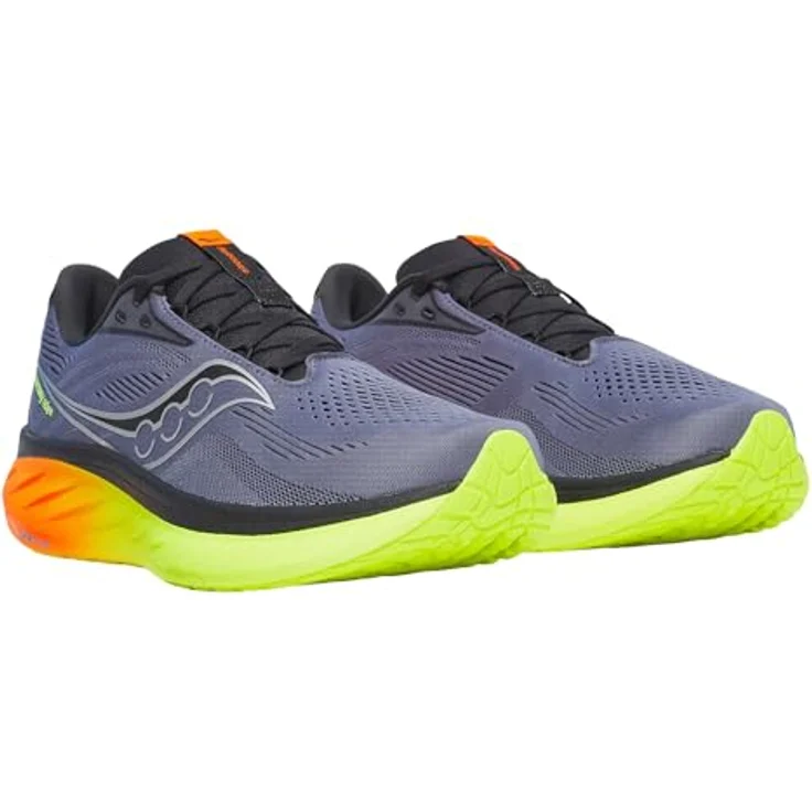 Saucony Ride 18, Herren Laufschuhe mit PWRRUN+ Dämpfung, Blau, Größe 42.5 – Bild 2