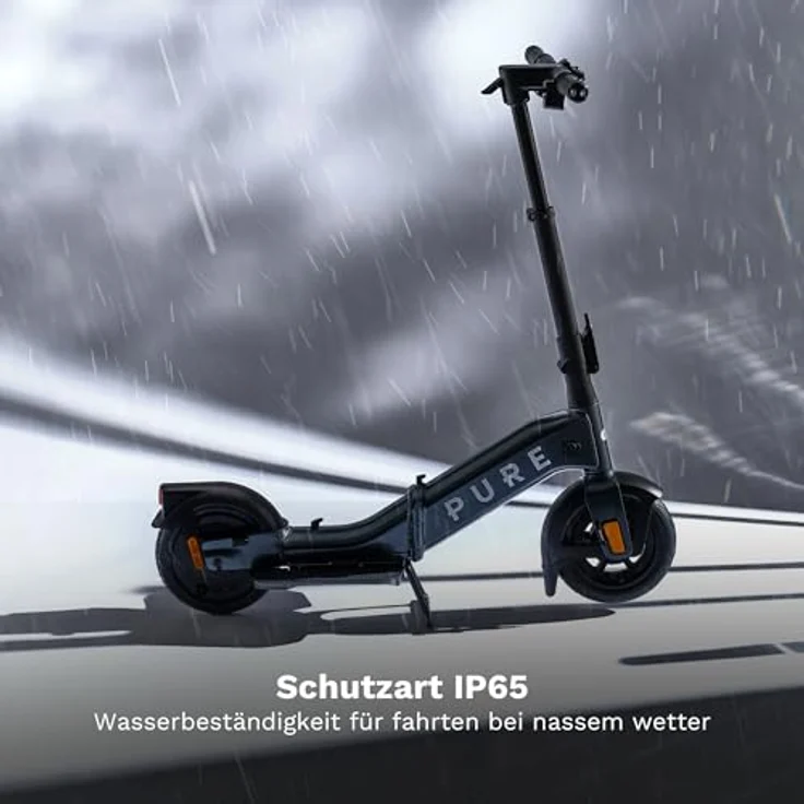 Pureelectric E-Scooter PURE Flex Platinum, straßenzugelassen, ultrakompakt, 20 km/h, gefedert, bis zu 40 km Reichweite – Bild 9