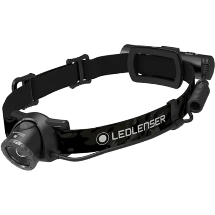 Ledlenser MH10 SE, LED Stirnlampe mit 600 Lumen, aufladbar, 150m Leuchtweite, fokussierbar, rotes Rücklicht, 70h Leuchtdauer, inkl. 18650 Akku, Gürteltasche und Rot/Grün-Filterset