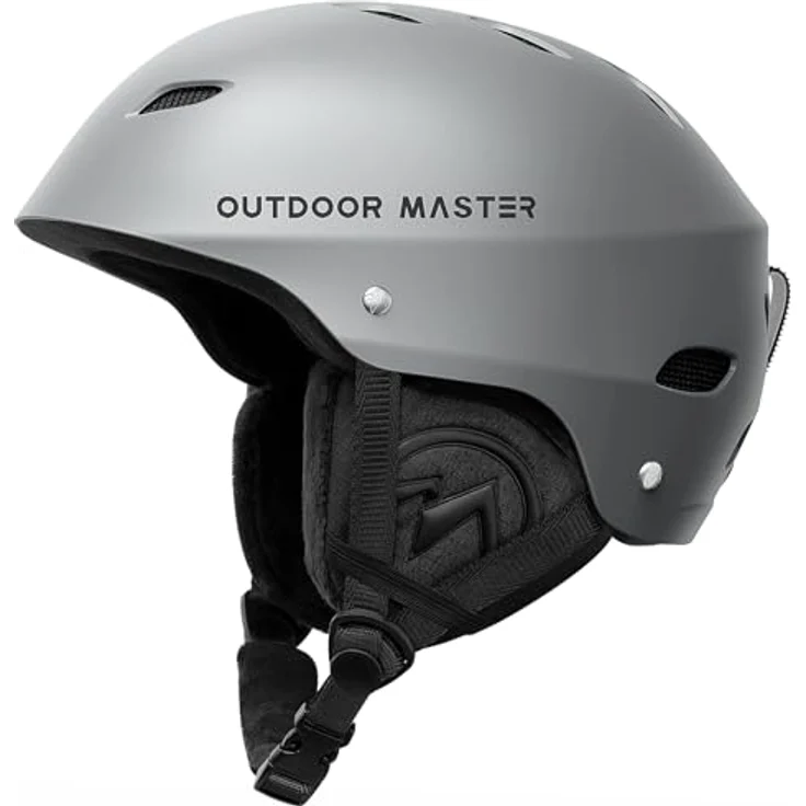 OutdoorMaster Kelvin Unisex Skihelm, schlagfester Schneesporthelm mit Belüftungssystem für Skifahren/Snowboard, verstellbare Größe, kompatibel mit Skibrillen – Bild 1