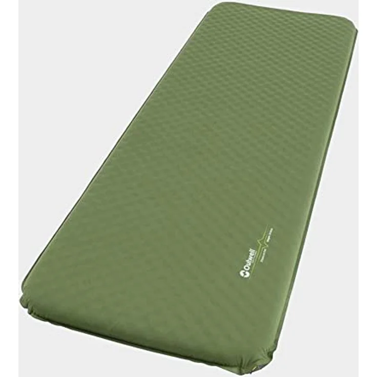 Outwell Dreamcatcher Selbstaufblasende-Matte Oliv Single 10 cm, Isomatte mit niedrigem Profil und Horizontale Luftkanäle – Bild 2