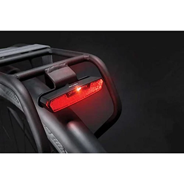 AXA Juno, kompaktes Rücklicht mit intelligenter Seitenbeleuchtung und Batterieanzeige, schwarz – Bild 4
