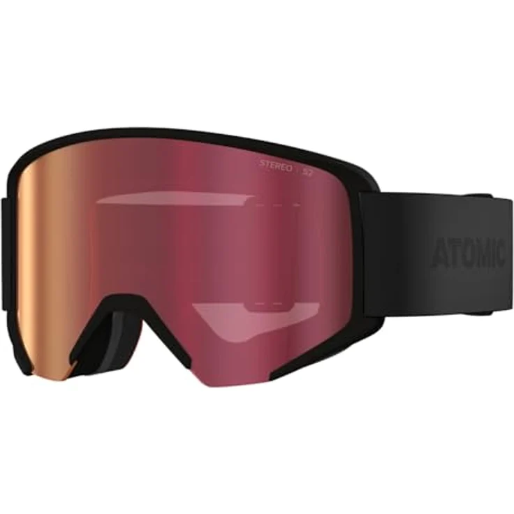 ATOMIC SAVOR STEREO Skibrille, Ski- & Snowboardbrille mit Stereo Scheibentechnologie, großer Live Fit Rahmen für individuelle Passform, klarer Sicht und Anti-Beschlag-Eigenschaft – Bild 1