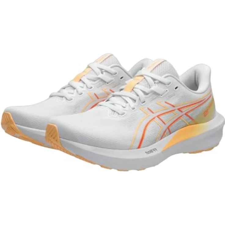ASICS GT-1000 15, Herren Laufschuh mit FF BLAST Dämpfung und 3D GUIDANCE SYSTEM, Weiß Koralle, Größe 40 – Bild 1