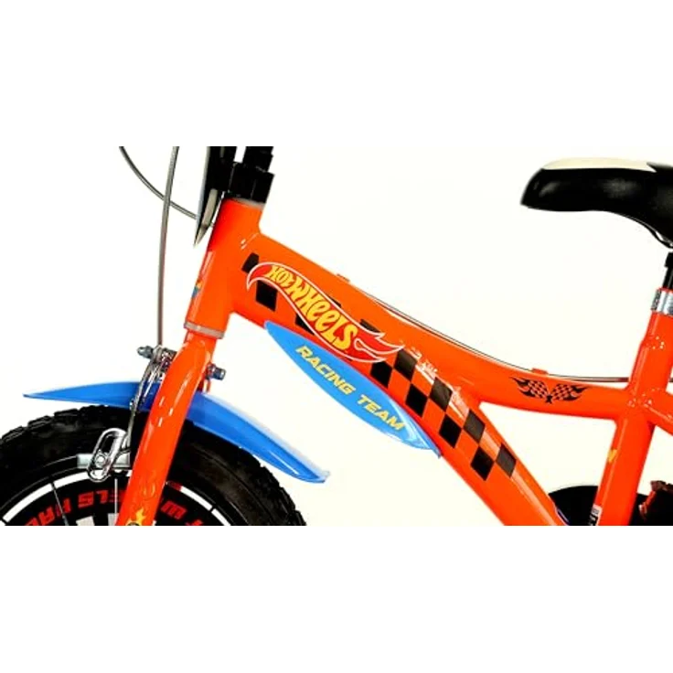 Dino Bikes Hot Wheels Kinderfahrrad 14", orange mit coolem Design – Bild 4