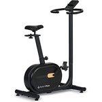 SportPlus Design Heimtrainer Fahrrad, Fitnessbike mit Magnetbreme & integrierte Herzfrequenz-Messung & Watt-Anzeige, 16 Widerstandsstufen, 21 Trainingsprogramme, bis 120kg