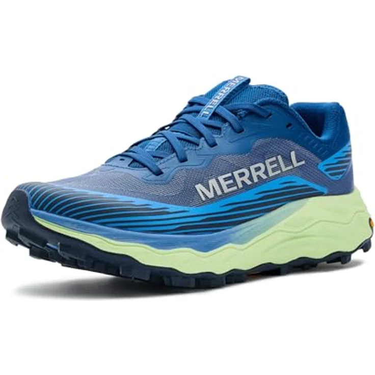 Merrell Agility Peak 6 Herren Laufschuhe, Dunkelblau, mit Vibram MegaGrip Außensohle und FloatPro Foam-Zwischensohle – Bild 1