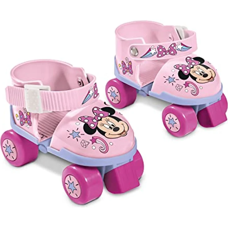 Mondo Disney Minnie Rollschuhe für Mädchen, verstellbar von Größe 22 bis 29, mit Schutzset und Tragetasche, mehrfarbig – Bild 1