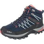 CMP RIGEL MID WMN TREKKING SHOES WP, wasserdichter Wanderschuh mit OrthoLite®-Technologie und FullOn GRIP-Sohle