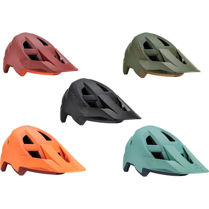 Leatt Helmet MTB All Mountain 2.0, Fahrradhelm mit 360° Turbinentechnologie und Fidlock-Magnetschnalle, Cream White, Größe M