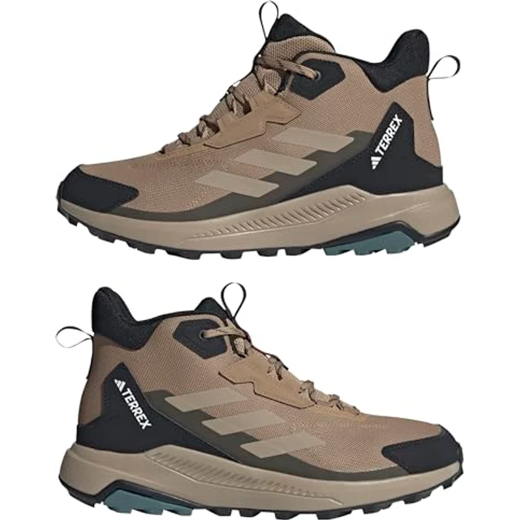 Adidas Terrex Anylander Mid-Cut, Wanderschuhe für Herren mit Traxion Außensohle und leichter EVA-Zwischensohle, schwarz – Bild 7