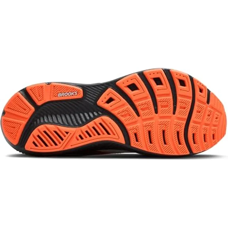 Brooks Ghost 17, Neutrale Laufschuhe mit optimaler Dämpfung, Weiß/Pink Clay/Gecko, Größe 42.5 – Bild 6