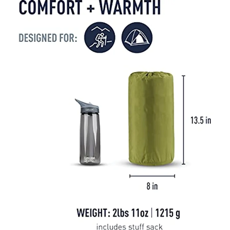 Sea To Summit Ultralight SI Isomatte, selbstaufblasend mit Delta Core-V Technologie für Gewichtseinsparung und Komfort, grün – Bild 2