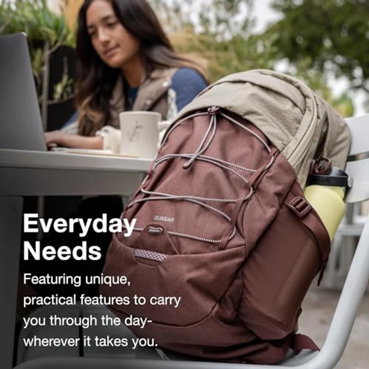 Osprey Quasar, Wanderrucksack in Phantom Grey Heather mit vielseitigem Stauraum und komfortablem Tragesystem – Bild 3
