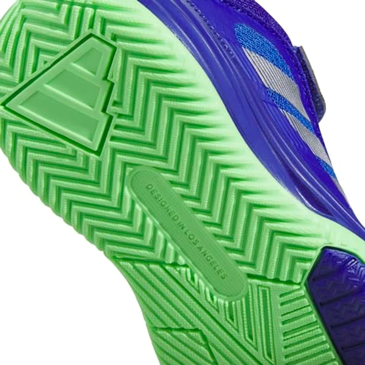adidas Ownthegame 3.0, Laufschuhe mit LIGHTMOTION Dämpfung und Adiwear Außensohle, Lucid Blue/Silver Met./Lime Burst, Größe 39 – Bild 2