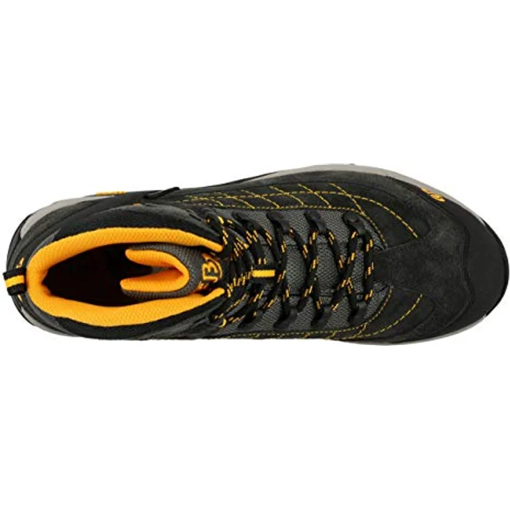 BRÜTTING Mount Crillon High, Outdoorstiefel mit Veloursleder-Obermaterial und Wechselfußbett, schwarz – Bild 5