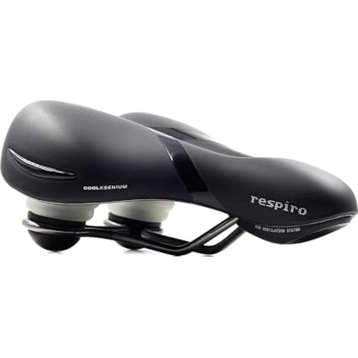 Selle Royal Respiro, Velosattel mit RoyalGel™, Belüftungskanal, Cool Cover, schwarz