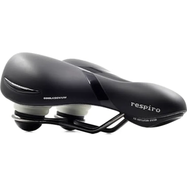 Selle Royal Respiro, Velosattel mit RoyalGel™, Belüftungskanal, Cool Cover, schwarz – Bild 1