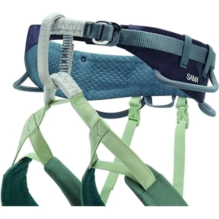 Petzl Sama Klettergurt, sportlicher Hüftgurt für Sportklettern, grau, Größe M – Bild 4