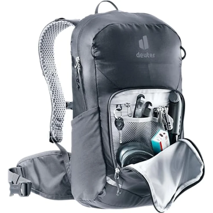 Deuter Bike 20, Wanderrucksack 49 cm, schwarz, 100% Polyester – Bild 9