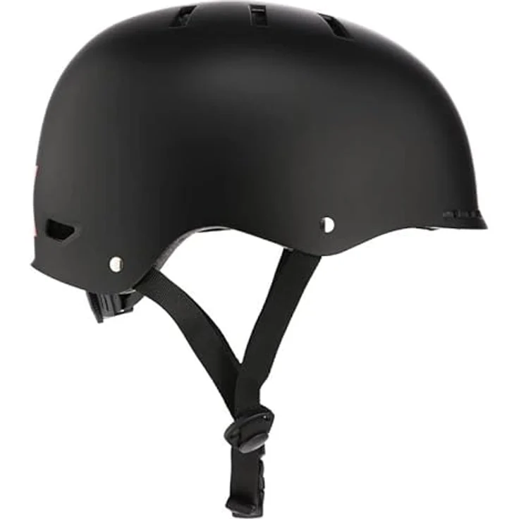Nils Extreme MTW03 Fahrradhelm, Skaterhelm mit Größenanpassung für Fahrrad und Roller, schwarz, L – Bild 3