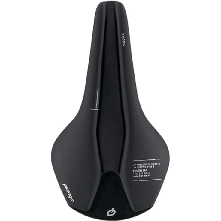 Prologo Sel.Nago R4 NCK 137 BLK, Mehrfarbiger Fahrradsattel für Sport mit extra Komfort und Kühlfunktion