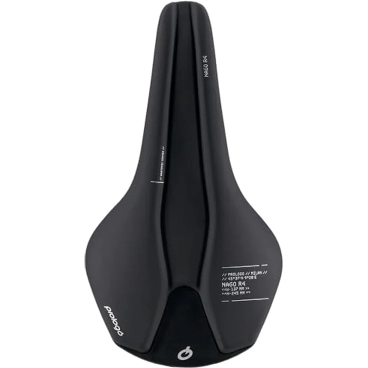 Prologo Sel.Nago R4 NCK 137 BLK, Mehrfarbiger Fahrradsattel für Sport mit extra Komfort und Kühlfunktion – Bild 1